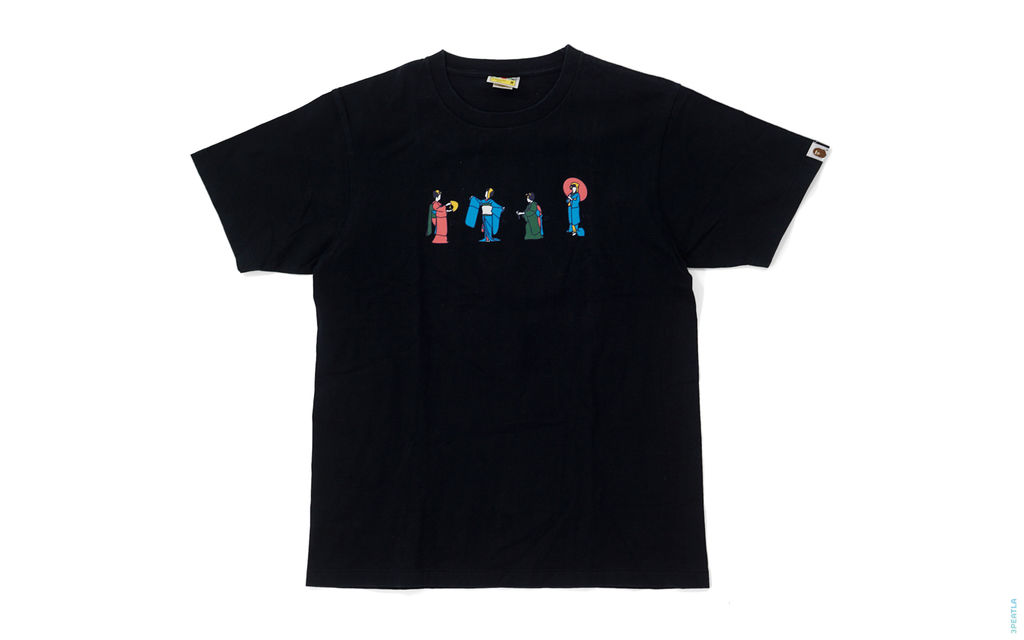 BAPE Kimono Tokyo Castle Tee black