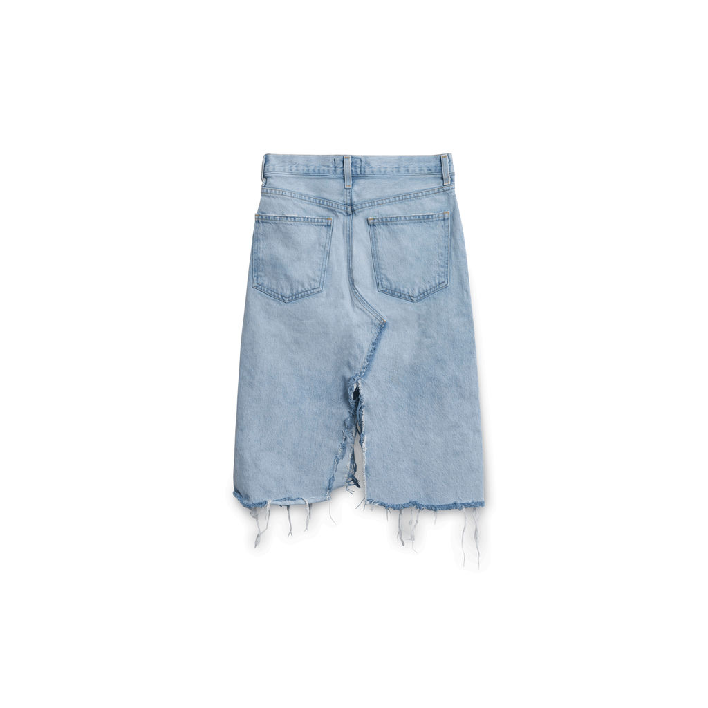 Agolde Distressed Culotte Skirt