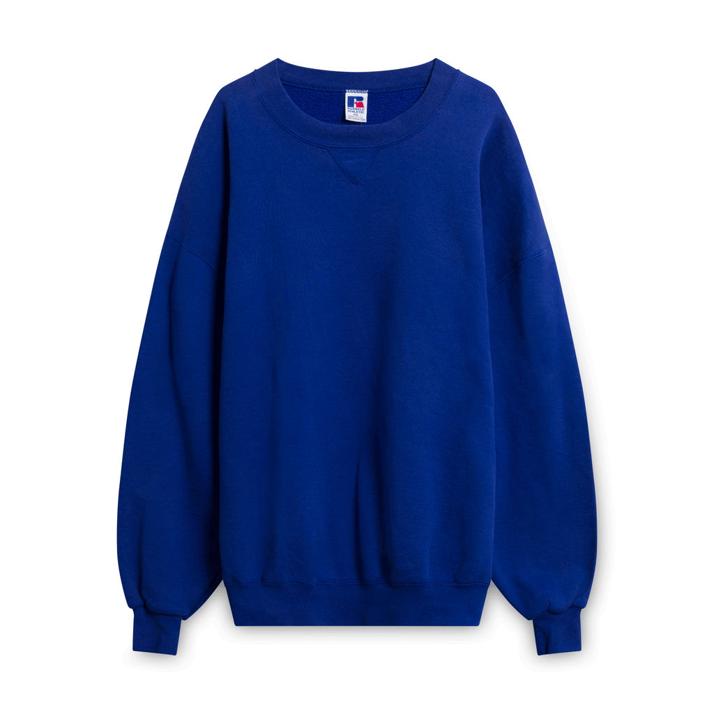 Vintage Russell Crewneck- Dark Cerulean
