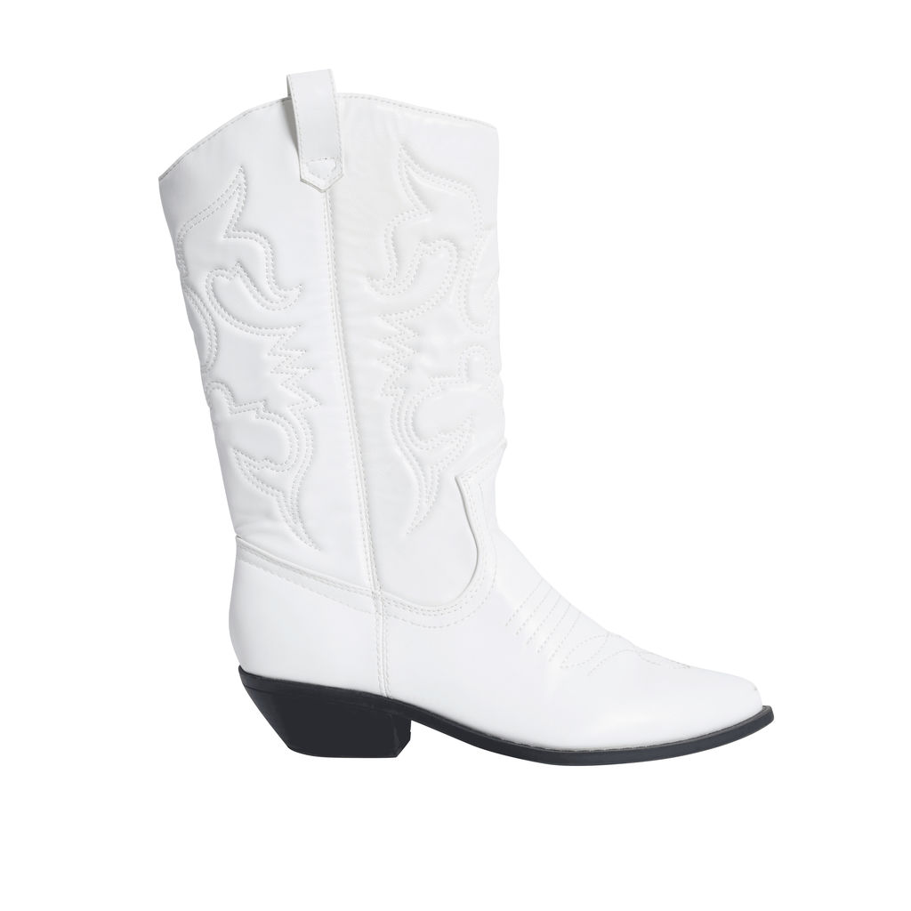 Soda White Cowboy Boots