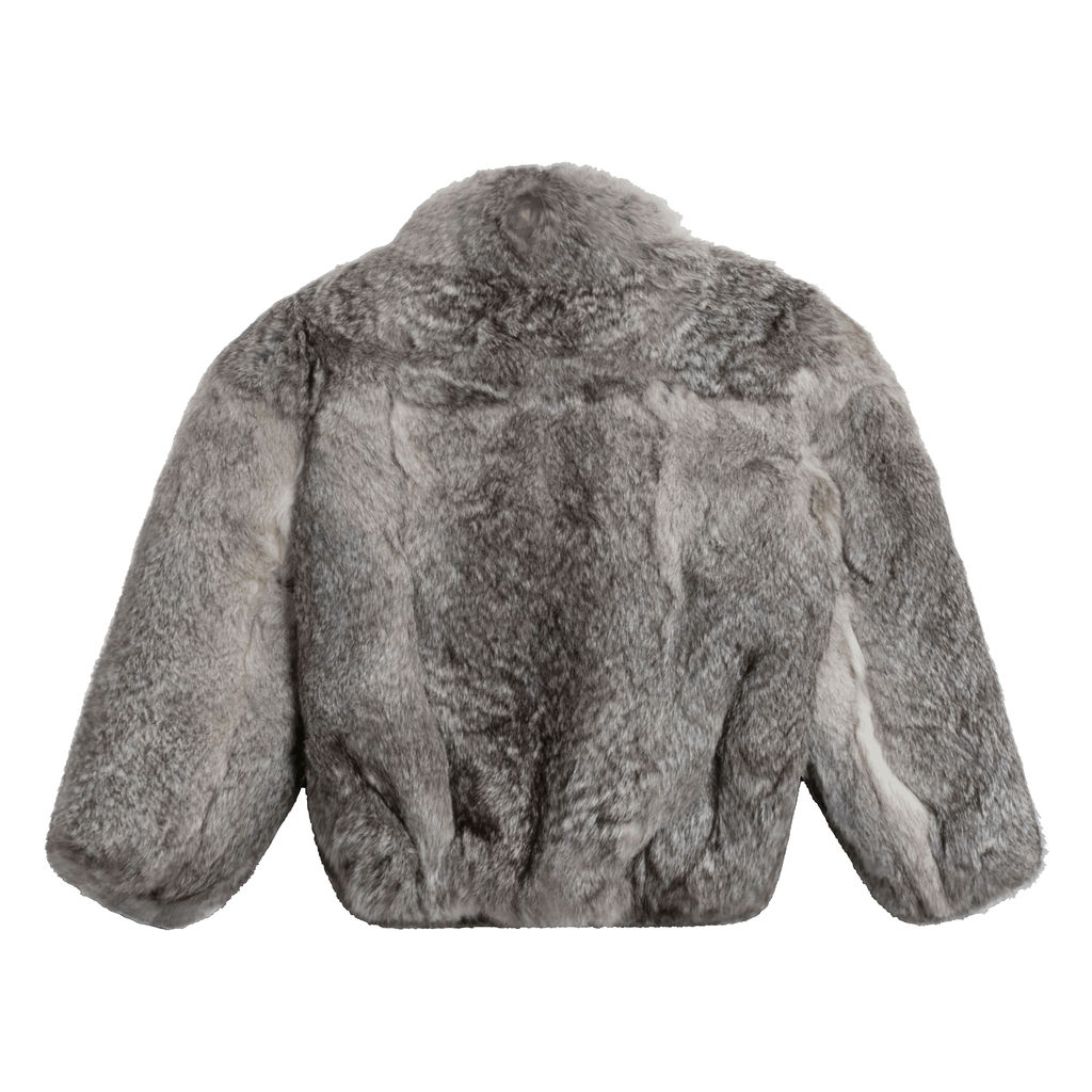 Vintage Caravelle Fur Coat (Grey)