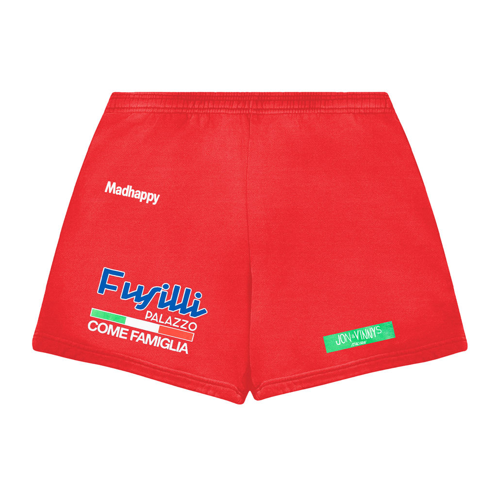 Madhappy x Jon & Vinny's Shorts- Red